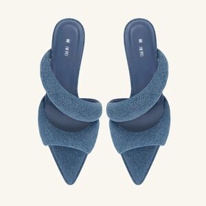 JW PEI SHOES SARA MULE DENIM - BLUE